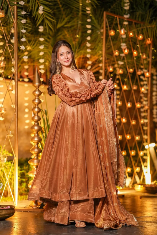 .PRANAVI COSMOS ANARKALI SUIT SET