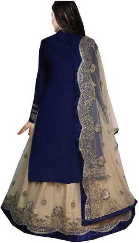 Georgette Black salwar skirt